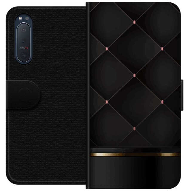 Tegnebogsetui til Sony Xperia 5 II med Luksuslinje motiv