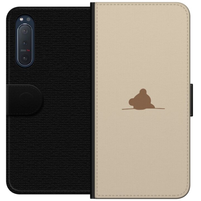 Tegnebogsetui til Sony Xperia 5 II med Nalle motiv