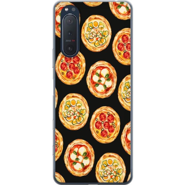 Mobilcover til Sony Xperia 5 II med Pizza motiv