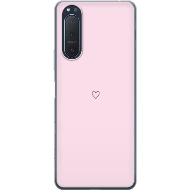 Mobilcover til Sony Xperia 5 II med Hjerte motiv
