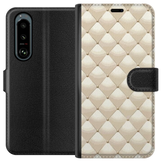Tegnebogsetui til Sony Xperia 5 III med Guldglans motiv