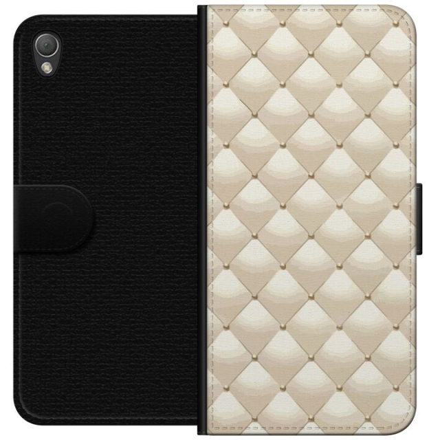 Tegnebogsetui til Sony Xperia Z3 med Guldglans motiv