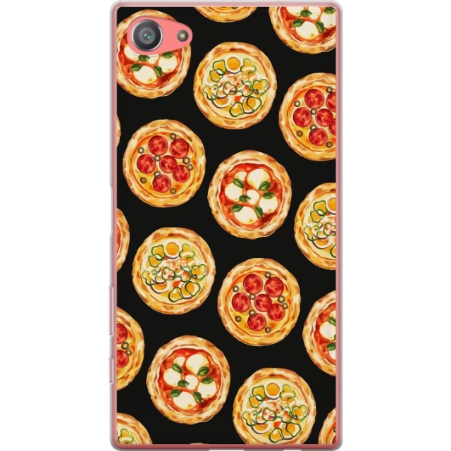 Mobilcover til Sony Xperia Z5 Compact med Pizza motiv