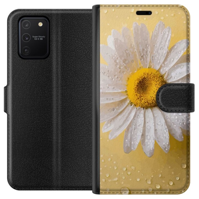 Tegnebogsetui til Samsung Galaxy S10 Lite med Porcelænsblomst motiv