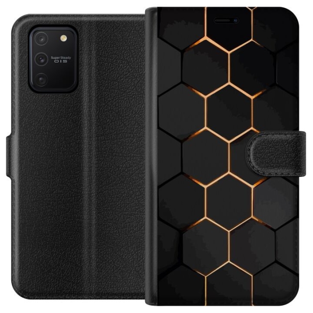 Tegnebogsetui til Samsung Galaxy S10 Lite med Luksuriøst Mønster motiv