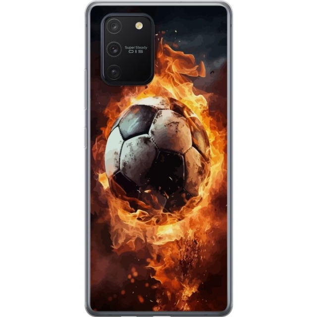 Mobilcover til Samsung Galaxy S10 Lite med Fodbold motiv