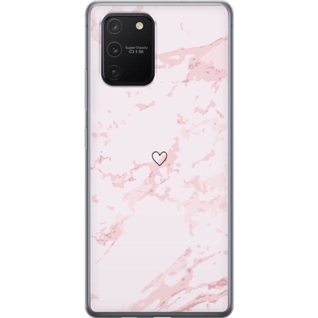 Mobilcover til Samsung Galaxy S10 Lite med Rosa Hjerte motiv