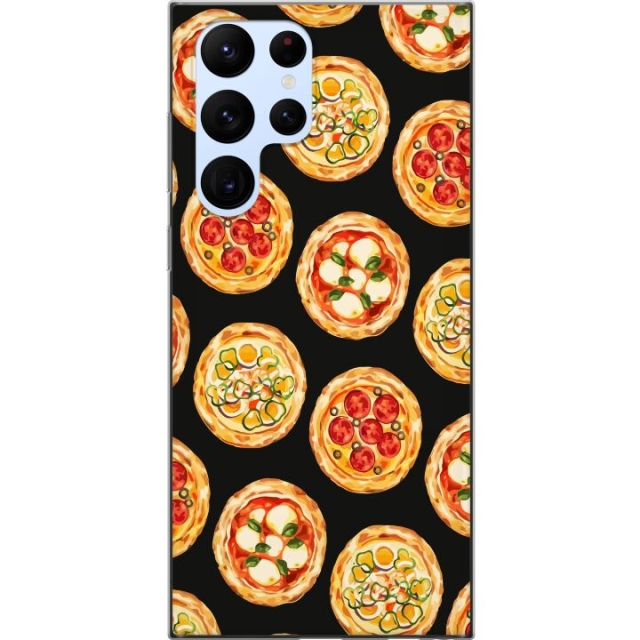 Mobilcover til Samsung Galaxy S22 Ultra 5G med Pizza motiv