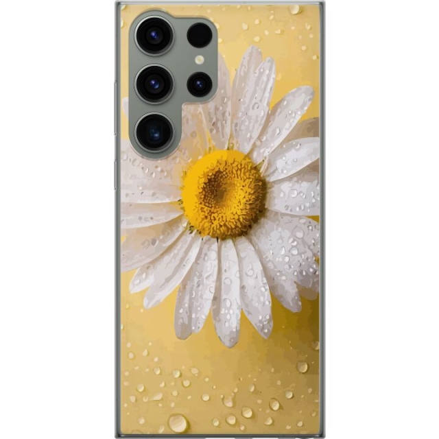 Mobilcover til Samsung Galaxy S23 Ultra med Porcelænsblomst motiv