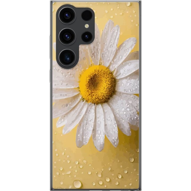 Mobilcover til Samsung Galaxy S24 Ultra med Porcelænsblomst motiv
