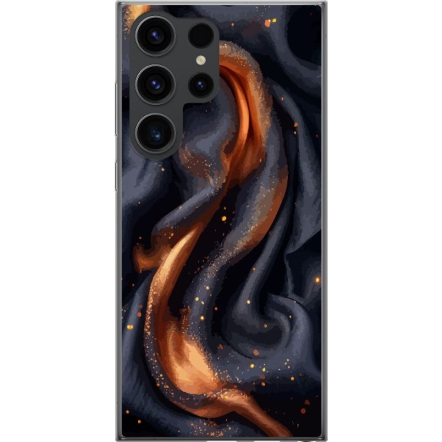 Mobilcover til Samsung Galaxy S24 Ultra med Brandigt silke motiv