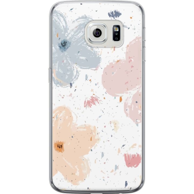 Mobilcover til Samsung Galaxy S6 edge med Blomster motiv