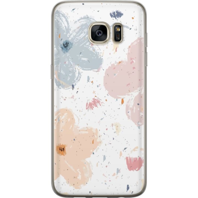 Mobilcover til Samsung Galaxy S7 edge med Blomster motiv
