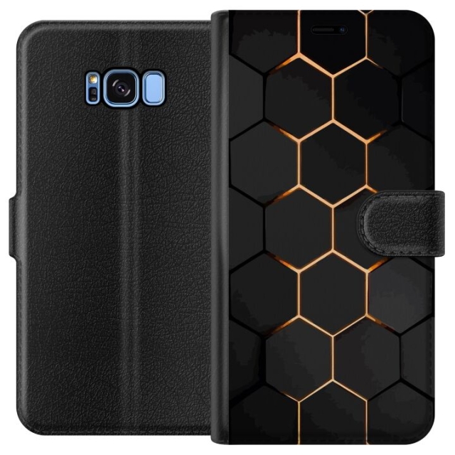 Tegnebogsetui til Samsung Galaxy S8 med Luksuriøst Mønster motiv