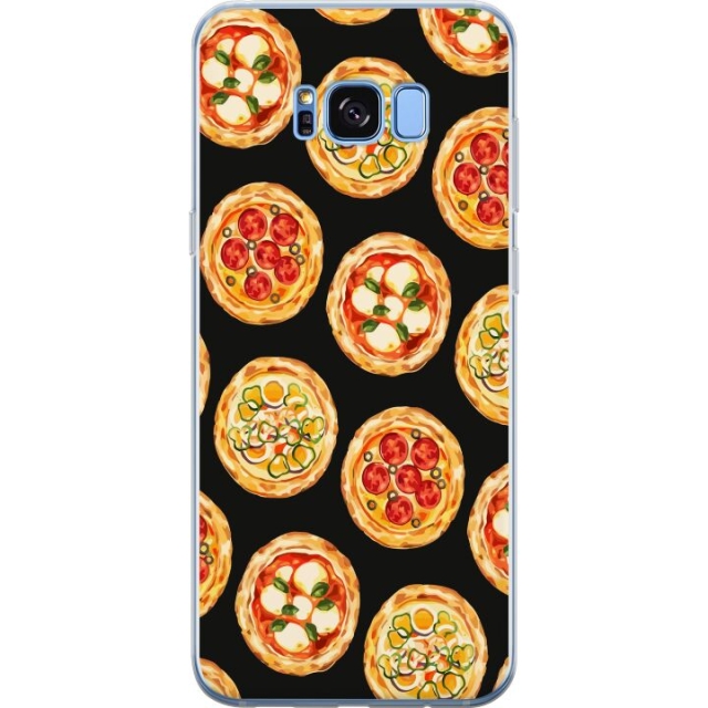 Mobilcover til Samsung Galaxy S8 med Pizza motiv