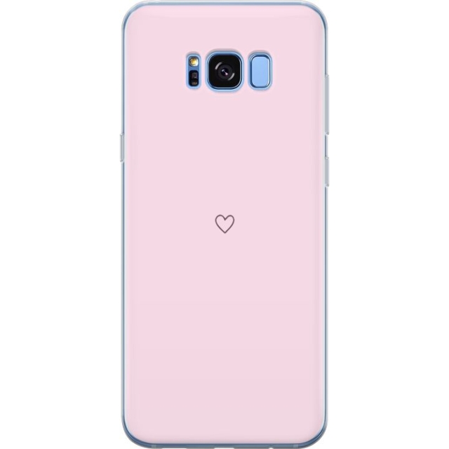 Mobilcover til Samsung Galaxy S8 med Hjerte motiv