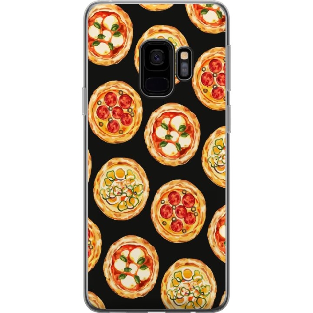 Mobilcover til Samsung Galaxy S9 med Pizza motiv