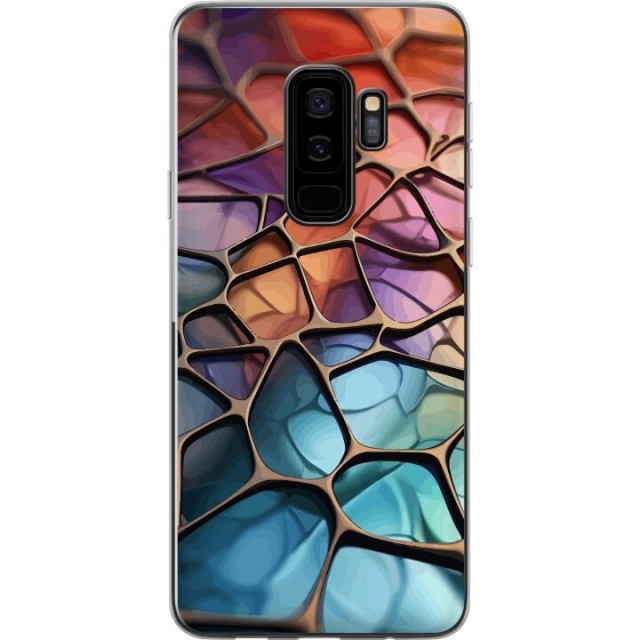 Mobilcover til Samsung Galaxy S9+ med Metallict mønster motiv