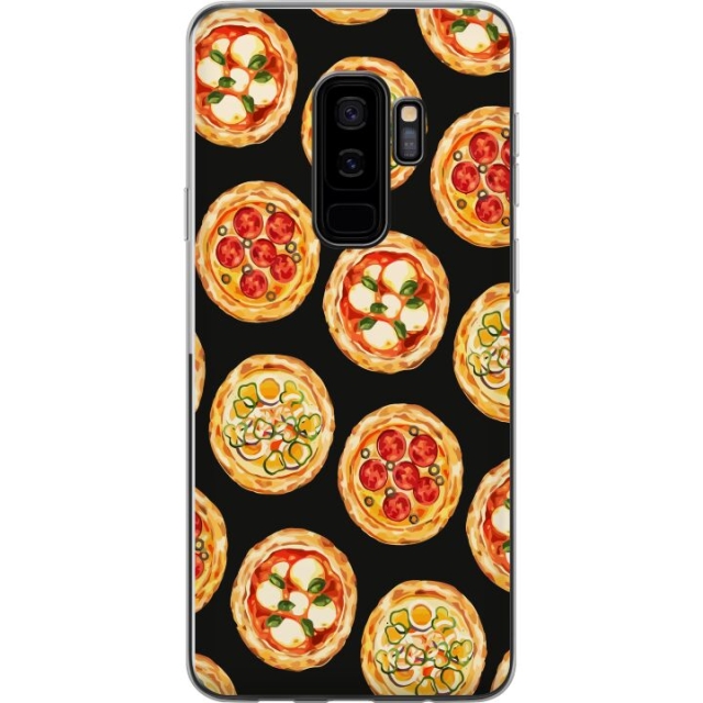 Mobilcover til Samsung Galaxy S9+ med Pizza motiv
