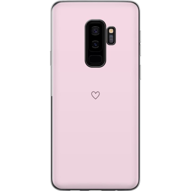 Mobilcover til Samsung Galaxy S9+ med Hjerte motiv