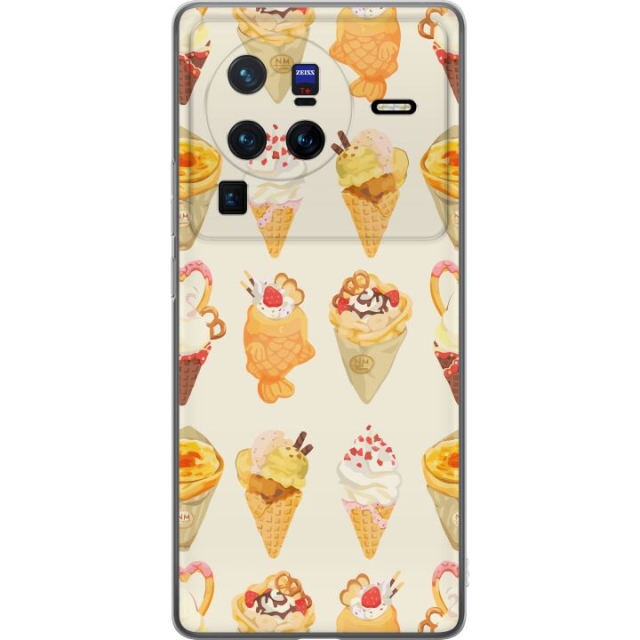 Mobilcover til vivo X80 Pro med Glasagtigt motiv