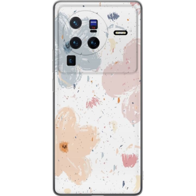 Mobilcover til vivo X80 Pro med Blomster motiv