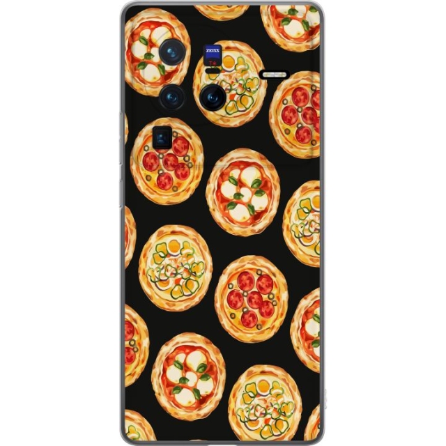 Mobilcover til vivo X80 Pro med Pizza motiv