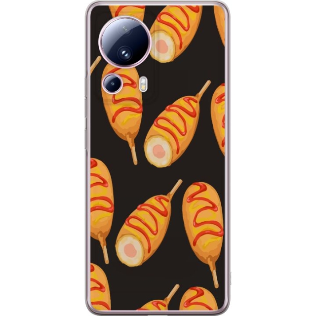 Mobilcover til Xiaomi 13 Lite med Kyllingedrumstick motiv