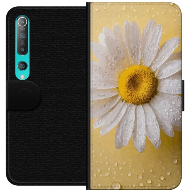 Tegnebogsetui til Xiaomi Mi 10 5G med Porcelænsblomst motiv