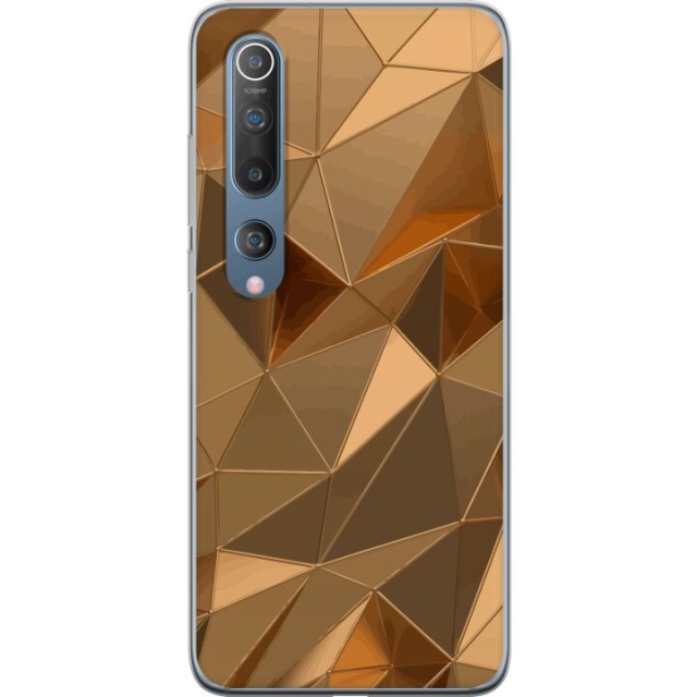 Mobilcover til Xiaomi Mi 10 5G med 3D Guld motiv