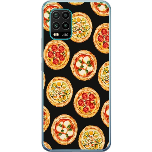 Mobilcover til Xiaomi Mi 10 Lite 5G med Pizza motiv