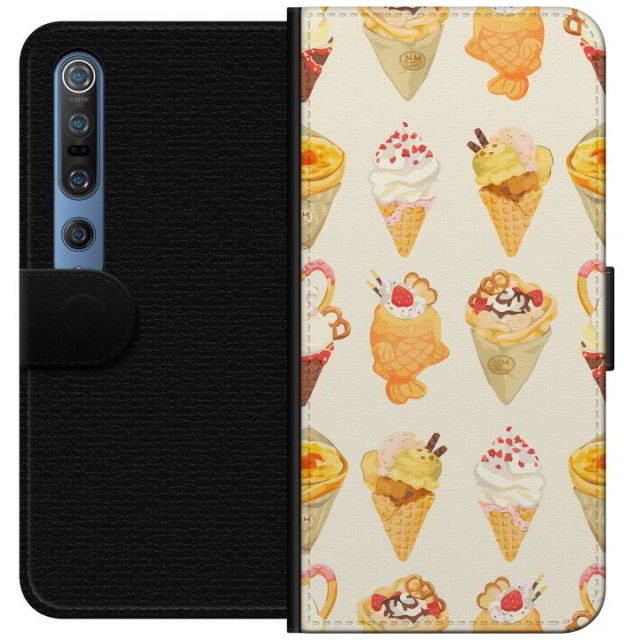 Tegnebogsetui til Xiaomi Mi 10 Pro 5G med Glasagtigt motiv