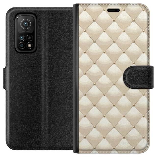 Tegnebogsetui til Xiaomi Mi 10T 5G med Guldglans motiv