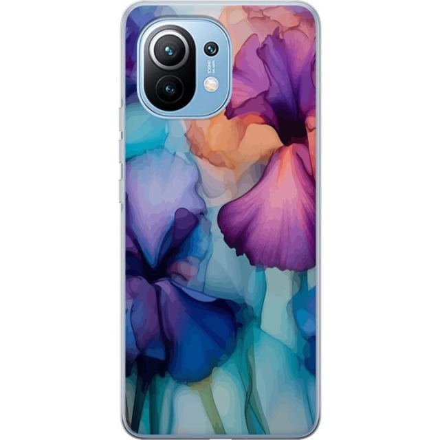 Mobilcover til Xiaomi Mi 11 med Magiske blomster motiv