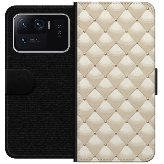 Tegnebogsetui til Xiaomi Mi 11 Ultra med Guldglans motiv