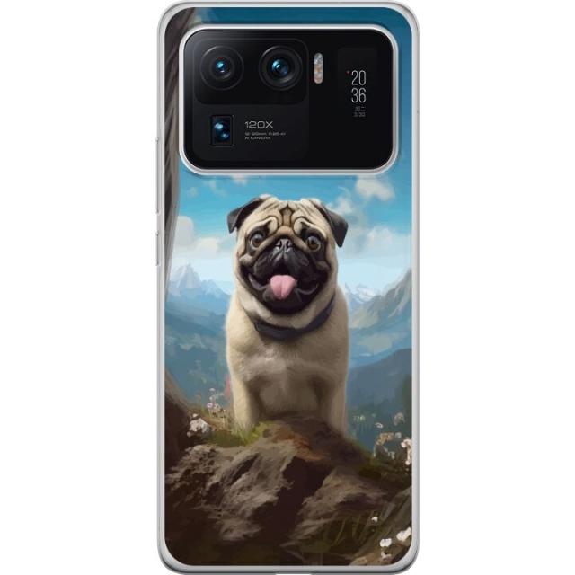 Mobilcover til Xiaomi Mi 11 Ultra med Glad Hund motiv