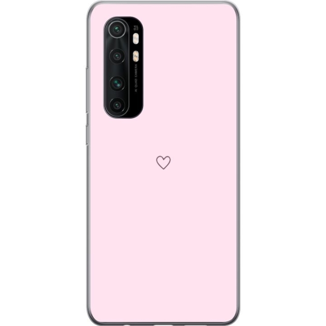 Mobilcover til Xiaomi Mi Note 10 Lite med Hjerte motiv