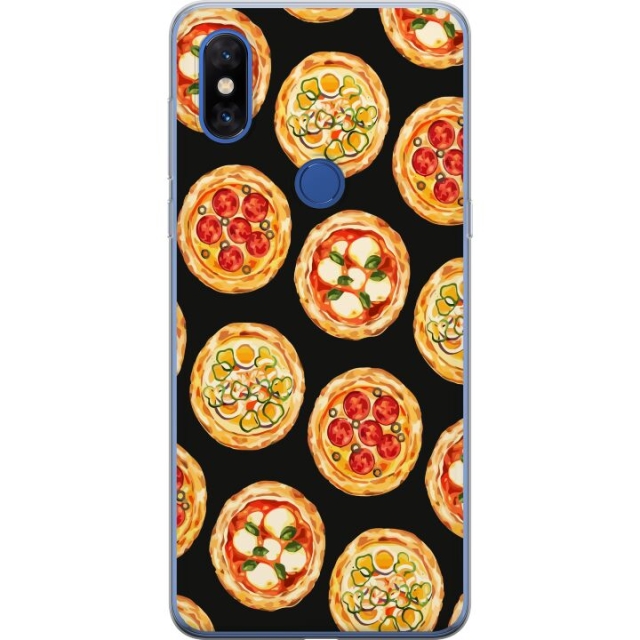 Mobilcover til Xiaomi Mi Mix 3 med Pizza motiv