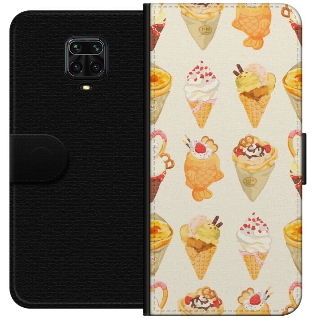 Tegnebogsetui til Xiaomi Redmi Note 9 Pro med Glasagtigt motiv