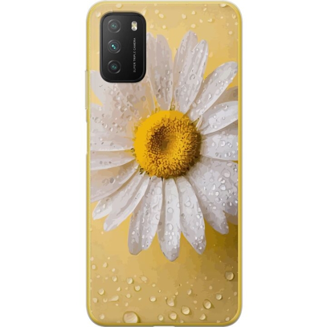 Mobilcover til Xiaomi Poco M3  med Porcelænsblomst motiv