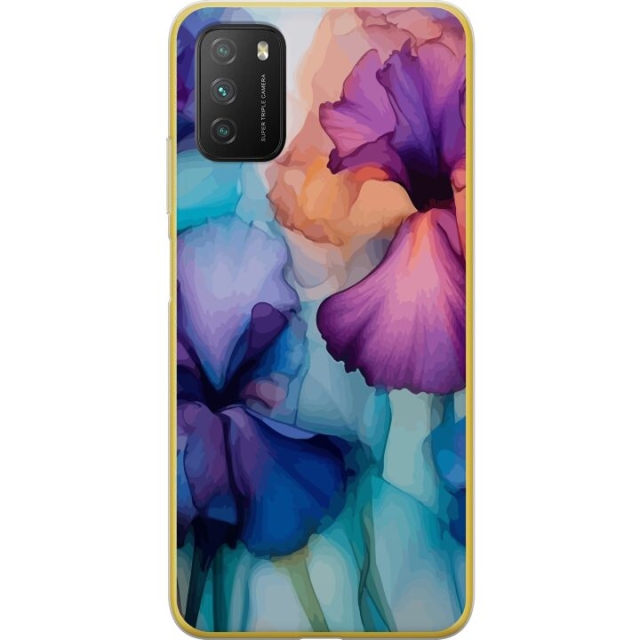 Mobilcover til Xiaomi Poco M3  med Magiske blomster motiv