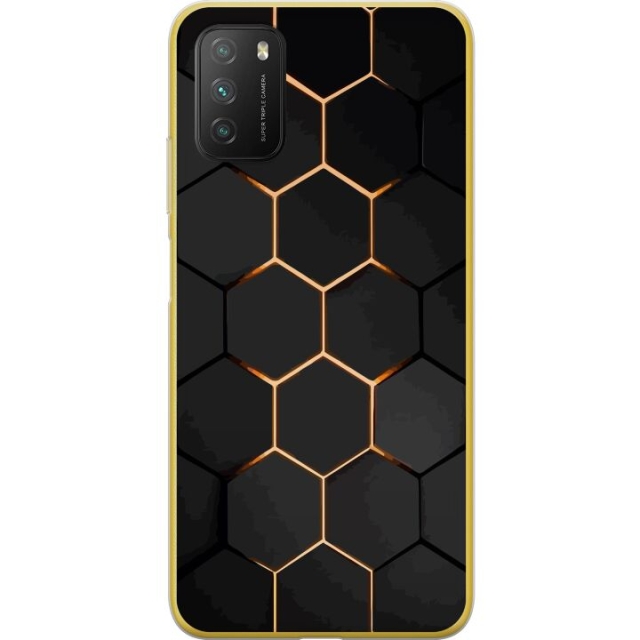 Mobilcover til Xiaomi Poco M3  med Luksuriøst Mønster motiv