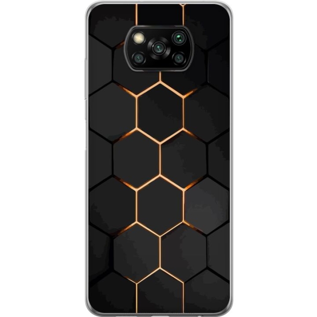 Mobilcover til Xiaomi Poco X3 NFC med Luksuriøst Mønster motiv