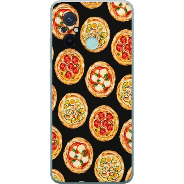 Mobilcover til Xiaomi Redmi 12C med Pizza motiv