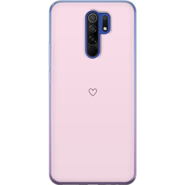 Mobilcover til Xiaomi Redmi 9 med Hjerte motiv