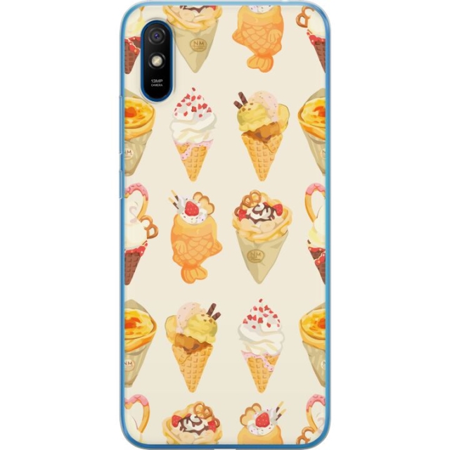 Mobilcover til Xiaomi Redmi 9A med Glasagtigt motiv