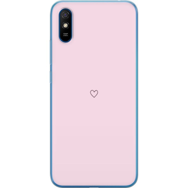 Mobilcover til Xiaomi Redmi 9A med Hjerte motiv