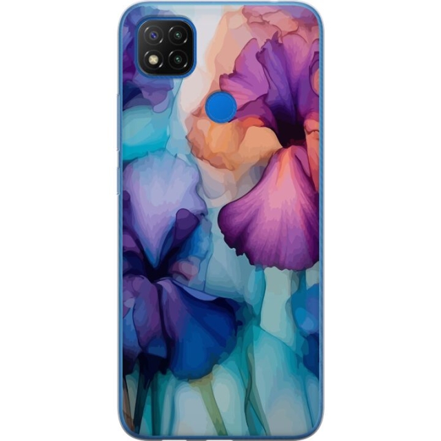 Mobilcover til Xiaomi Redmi 9C NFC med Magiske blomster motiv