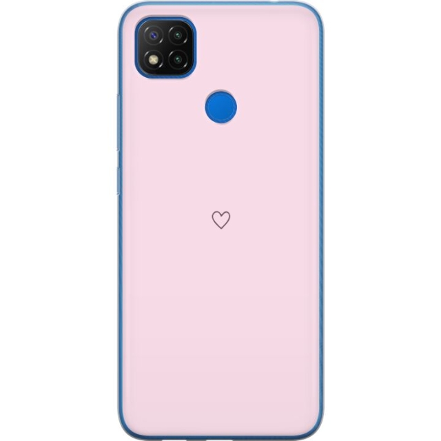 Mobilcover til Xiaomi Redmi 9C NFC med Hjerte motiv