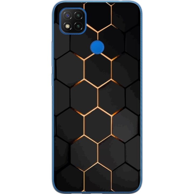 Mobilcover til Xiaomi Redmi 9C NFC med Luksuriøst Mønster motiv